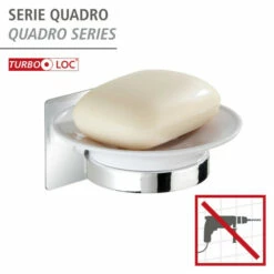 Wenko Turbo-Loc® Seifenablage Quadro -Günstiges Wenko Geschäft unnamed file 18050