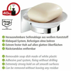 Wenko Turbo-Loc® Seifenablage Quadro -Günstiges Wenko Geschäft unnamed file 18051