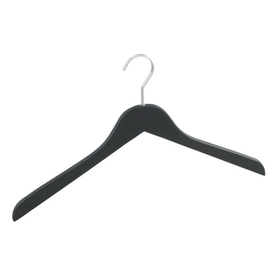 Wenko Kleiderbügel Paris Schwarz 5er Set 3 Wenko Kleiderbügel Paris Schwarz 5er Set