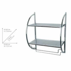 Wenko Exclusiv Wandregal Mit 2 Ablagen -Günstiges Wenko Geschäft unnamed file 18158