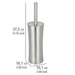 Wenko WC-Garnitur Pieno Matt Edelstahl -Günstiges Wenko Geschäft unnamed file 18204
