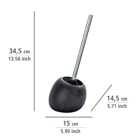 Wenko WC-Garnitur Polaris Jet Anthrazit 6 Wenko WC-Garnitur Polaris Jet Anthrazit – Bild 4