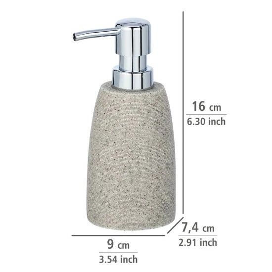Wenko Seifenspender Goa Hellgrau 5 Wenko Seifenspender Goa Hellgrau – Bild 3