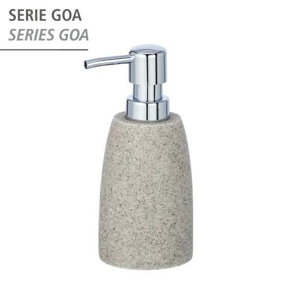 Wenko Seifenspender Goa Hellgrau 6 Wenko Seifenspender Goa Hellgrau – Bild 4