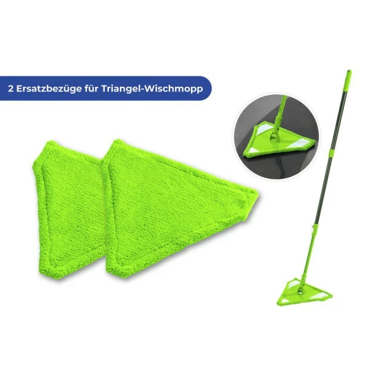 Wenko Ersatzbezug Wischmop Triangel 2er Set 6 Wenko Ersatzbezug Wischmop Triangel 2er Set – Bild 4
