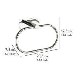 Wenko Turbo-Loc® Edelstahl Handtuchring Orea Shine -Günstiges Wenko Geschäft unnamed file 18402