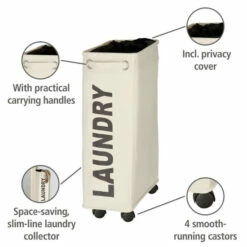 Wenko Wäschesammler Corno Beige -Günstiges Wenko Geschäft unnamed file 18468