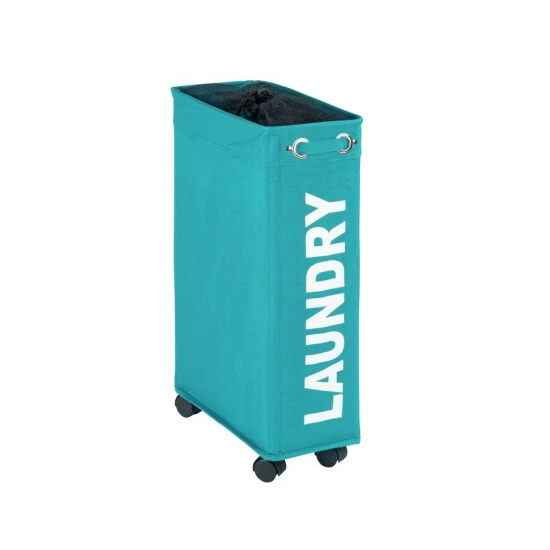 Wenko Wäschesammler Corno Petrol 4 Wenko Wäschesammler Corno Petrol – Bild 2