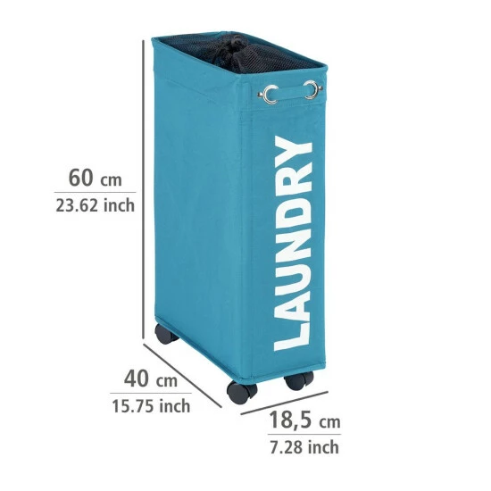 Wenko Wäschesammler Corno Petrol 16 Wenko Wäschesammler Corno Petrol – Bild 14