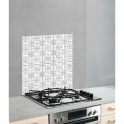 Wenko Glasrückwand Fliesen Grau 60 X 70 Cm