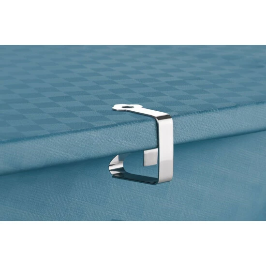 Wenko Tischtuchklemmen 4er Set Edelstahl 4 Wenko Tischtuchklemmen 4er Set Edelstahl – Bild 2