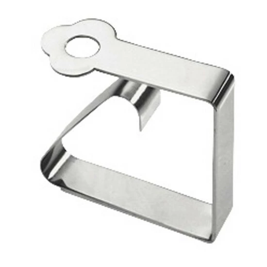 Wenko Tischtuchklemmen 4er Set Edelstahl 5 Wenko Tischtuchklemmen 4er Set Edelstahl – Bild 3