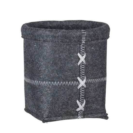 Wenko Aufbewahrungskorb Mara Filz S Anthrazit 5 Wenko Aufbewahrungskorb Mara Filz S Anthrazit – Bild 3