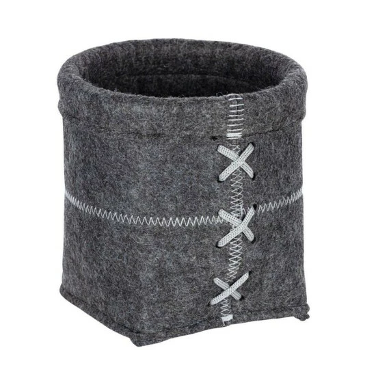 Wenko Aufbewahrungskorb Mara Filz S Anthrazit 10 Wenko Aufbewahrungskorb Mara Filz S Anthrazit – Bild 8
