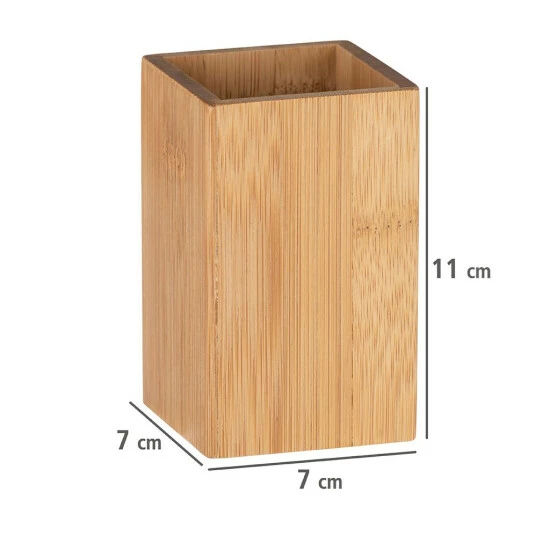 Wenko Bad-Accessoire Set Padua, Bambus, 3-teilig 5 Wenko Bad-Accessoire Set Padua, Bambus, 3-teilig – Bild 3