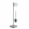 Wenko Stand WC-Garnitur Pieno Edelstahl