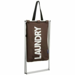 Wenko Wäschesammler Uno - Wäschekorb, Fassungsvermögen 52 L, 100 % Polyester, 35 X 57 X 38 Cm -Günstiges Wenko Geschäft unnamed file 18822