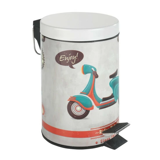 Wenko Kosmetik Treteimer Vintage Scooter 4 Wenko Kosmetik Treteimer Vintage Scooter – Bild 2