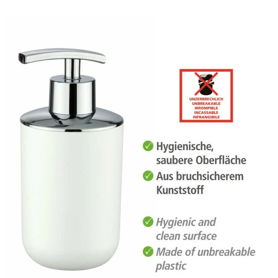 Wenko Seifenspender Brasil Weiß 4 Wenko Seifenspender Brasil Weiß – Bild 2