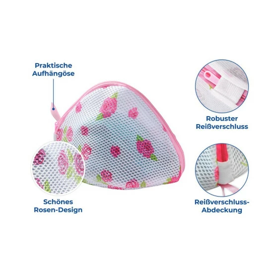 Wenko BH-Wäschenetz Rosen 2er Set 8 Wenko BH-Wäschenetz Rosen 2er Set – Bild 6