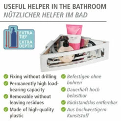 Wenko Power-Loc® Eckablage Bralia Chrom -Günstiges Wenko Geschäft unnamed file 18972