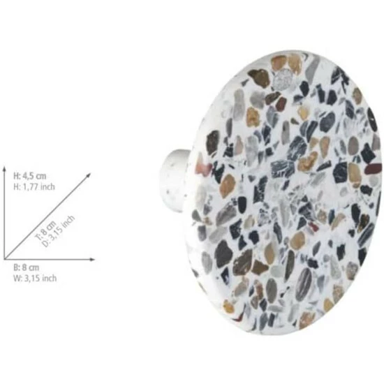Wenko Wandhaken Melle Terrazzo 10 Wenko Wandhaken Melle Terrazzo – Bild 8