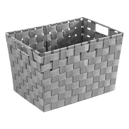 Wenko Aufbewahrungskorb-Set Adria S & M Grau 2-teilig 5 Wenko Aufbewahrungskorb-Set Adria S & M Grau 2-teilig – Bild 3