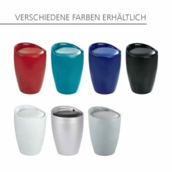 WENKO Wäschesammler Und Badhocker Candy, Weiß | Inkl. 2er Set Reinigungsschwämme Gratis -Günstiges Wenko Geschäft unnamed file 19028