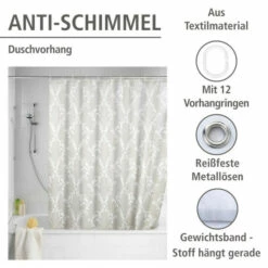 Wenko Anti-Schimmel Duschvorhang Baroque -Günstiges Wenko Geschäft unnamed file 19087