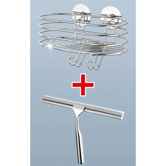 Wenko Turbo-Loc® Wandablage Mit Duschabzieher 13 Wenko Turbo-Loc® Wandablage Mit Duschabzieher – Bild 11