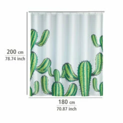 Wenko Duschvorhang Cactus -Günstiges Wenko Geschäft unnamed file 19244