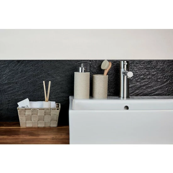 Wenko Zahnputzbecher Peanut Beige 5 Wenko Zahnputzbecher Peanut Beige – Bild 3