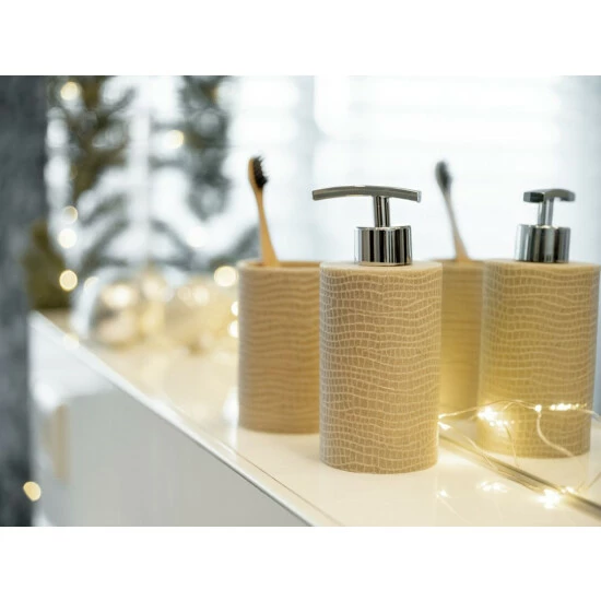 Wenko Zahnputzbecher Peanut Beige 11 Wenko Zahnputzbecher Peanut Beige – Bild 9