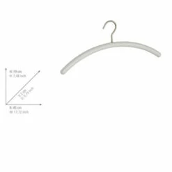 Wenko Kleiderbügel Rollo Buche Weiß