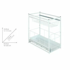 Wenko Schrankauszug 2 Fächer -Günstiges Wenko Geschäft unnamed file 19393