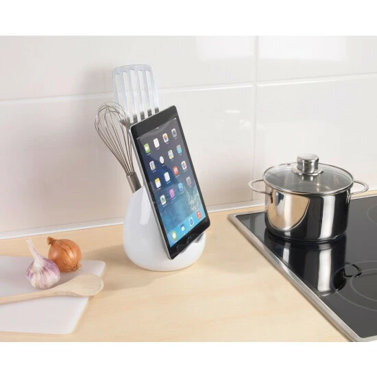 Wenko Utensilo Mit Tablethalter 5 Wenko Utensilo Mit Tablethalter – Bild 3