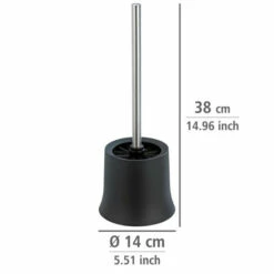 Wenko WC-Garnitur Basic Schwarz -Günstiges Wenko Geschäft unnamed file 19492