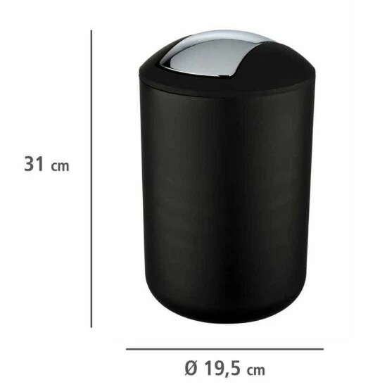 Wenko Kosmetikeimer Brasil Grau L 16 Wenko Kosmetikeimer Brasil Grau L – Bild 14