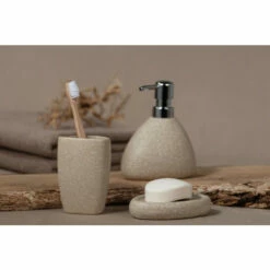 Wenko Zahnputzbecher Pion Beige Keramik -Günstiges Wenko Geschäft unnamed file 19537