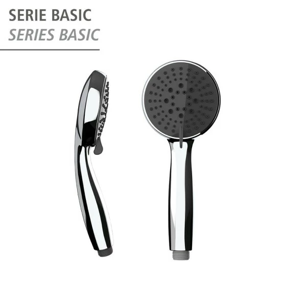 Wenko Duschkopf Basic Grau Ø 10 Cm 4 Wenko Duschkopf Basic Grau Ø 10 Cm – Bild 2
