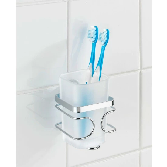 Wenko Zahnputzbecher Premium 2er Set Edelstahl 6 Wenko Zahnputzbecher Premium 2er Set Edelstahl – Bild 4