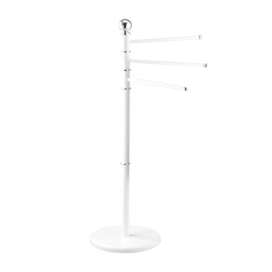 Wenko Exclusiv Handtuchständer Weiß Mit 3 Armen 4 Wenko Exclusiv Handtuchständer Weiß Mit 3 Armen – Bild 2