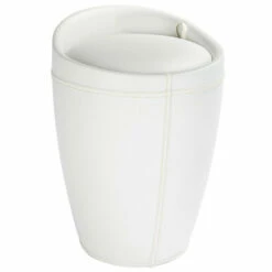 Wenko Hocker Candy White In Lederoptik, Mit Wäschesack -Günstiges Wenko Geschäft unnamed file 19710