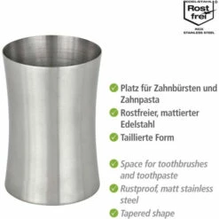 Wenko Zahnputzbecher Pieno Edelstahl -Günstiges Wenko Geschäft unnamed file 19982