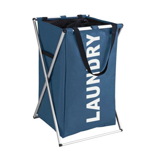 Wenko Wäschesammler Uno Blau 3 Wenko Wäschesammler Uno Blau