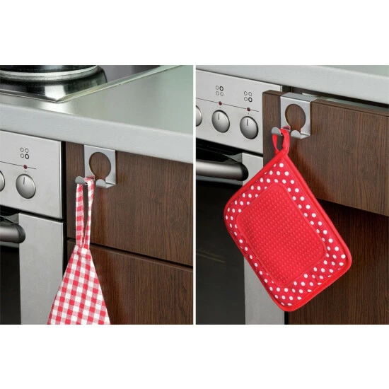 Wenko Tür-Doppelhaken Edelstahl 9 Wenko Tür-Doppelhaken Edelstahl – Bild 7