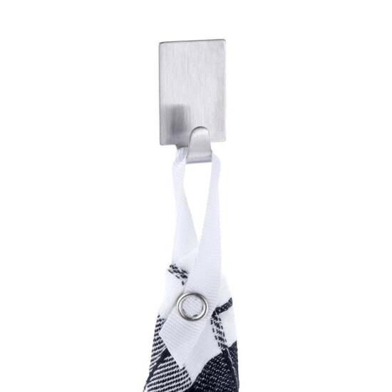 Wenko Strip-it® Rechteckhaken Matt 4er Set 4 Wenko Strip-it® Rechteckhaken Matt 4er Set – Bild 2