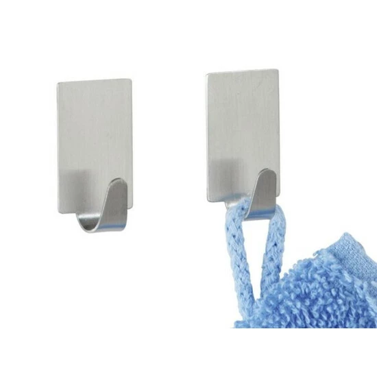 Wenko Strip-it® Rechteckhaken Matt 4er Set 7 Wenko Strip-it® Rechteckhaken Matt 4er Set – Bild 5