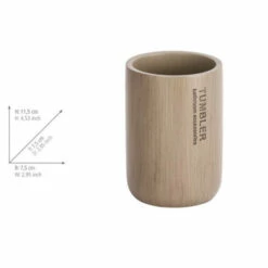 Wenko Zahnputzbecher Palo Taupe