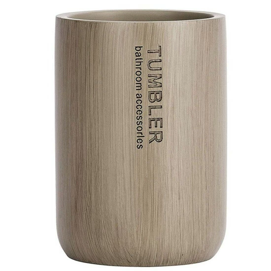 Wenko Zahnputzbecher Palo Taupe 7 Wenko Zahnputzbecher Palo Taupe – Bild 5